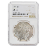 1896 Morgan Dollar MS66 NGC