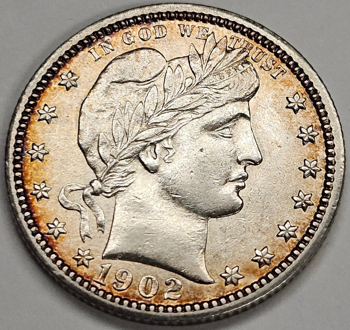 1902 Barber Quarter . . . . Select Brilliant Uncirculated