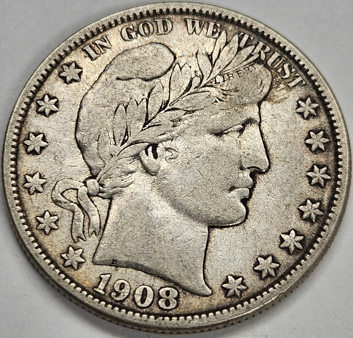1908-O Barber Half . . . . Extremely Fine