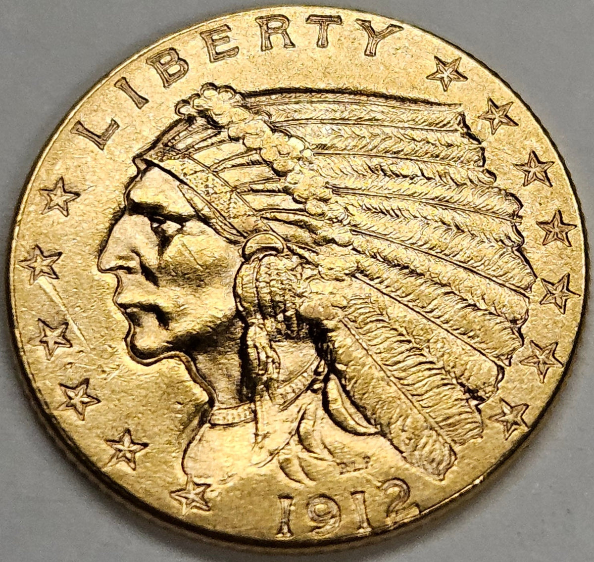 1912 $2.50 Indian Gold . . . . Select Brilliant Uncirculated