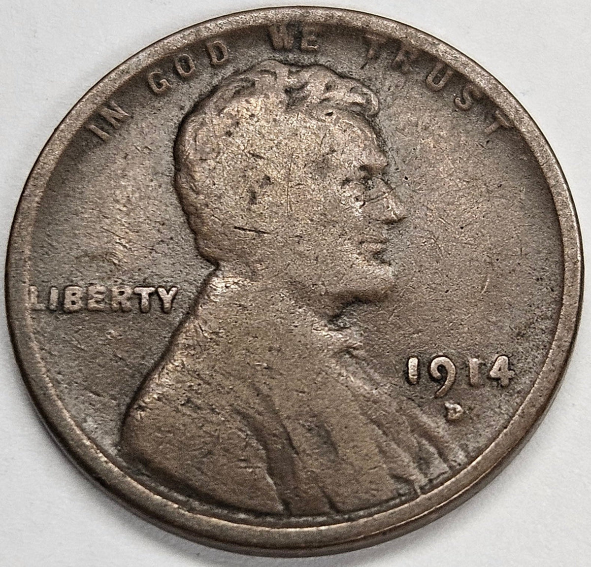 1914-D Lincoln Cent . . . . Fine
