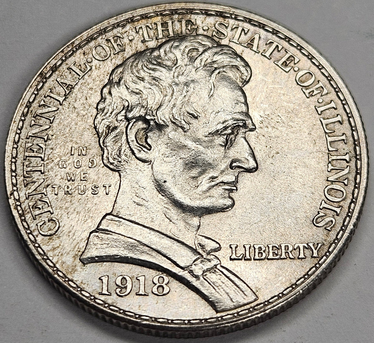 Lincoln Half 1918 . . . . Gem Brilliant Uncirculated