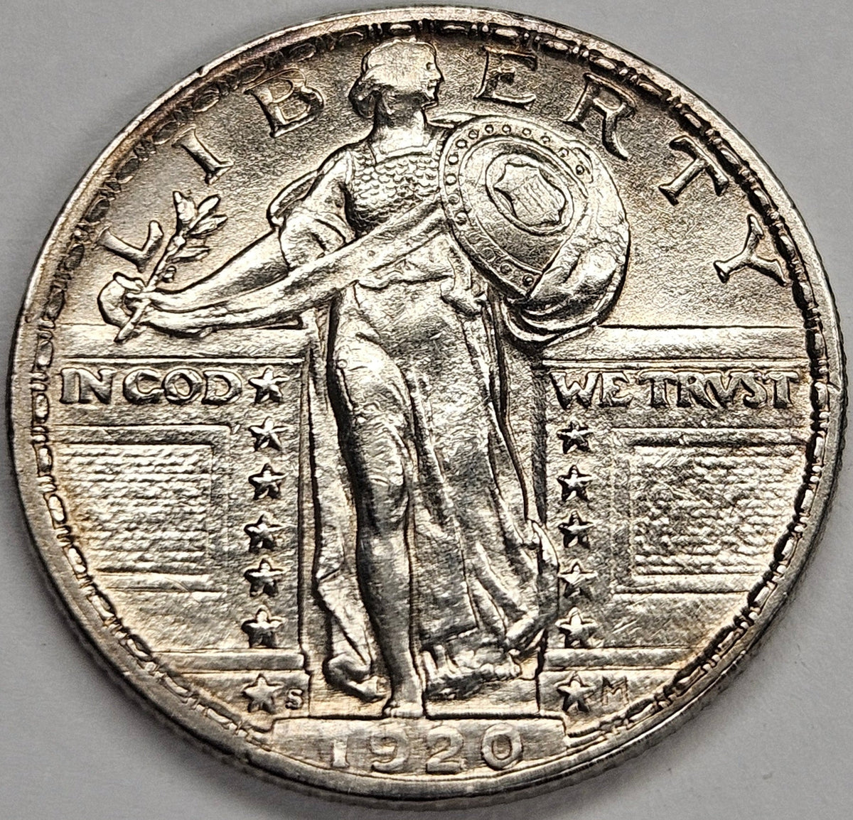 1920-S Standing Liberty Quarter . . . . Select Brilliant Uncirculated