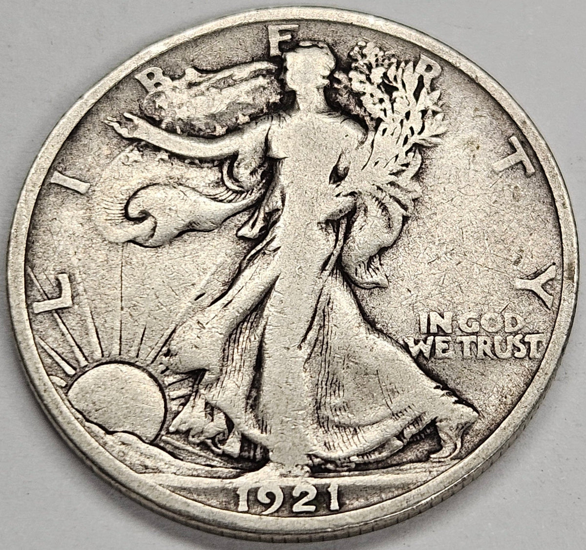 1921 Walking Liberty Half . . . . Fine
