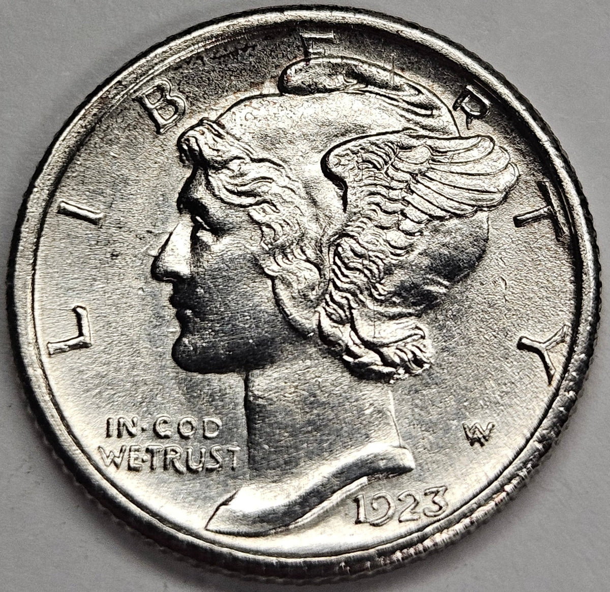 1923-S Mercury Dime . . . . Select Brilliant Uncirculated