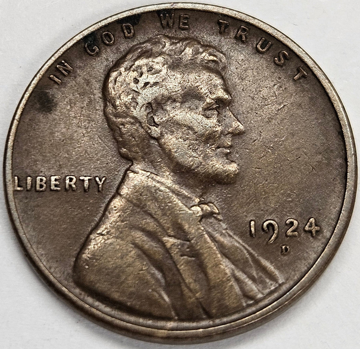 1924-D Lincoln Cent . . . . Choice About Uncirculated