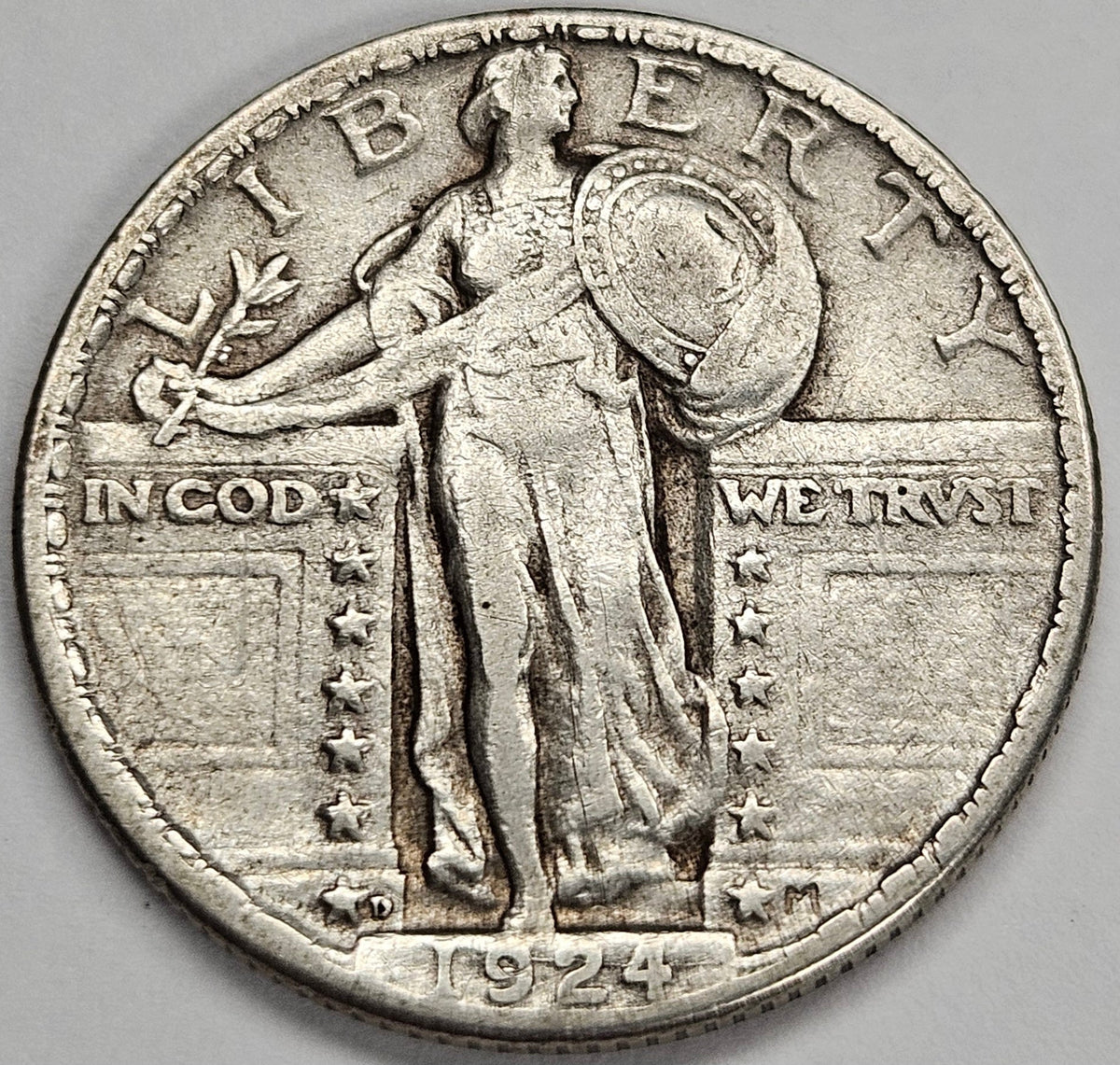 1924-D Standing liberty Quarter . . . . Extremely Fine