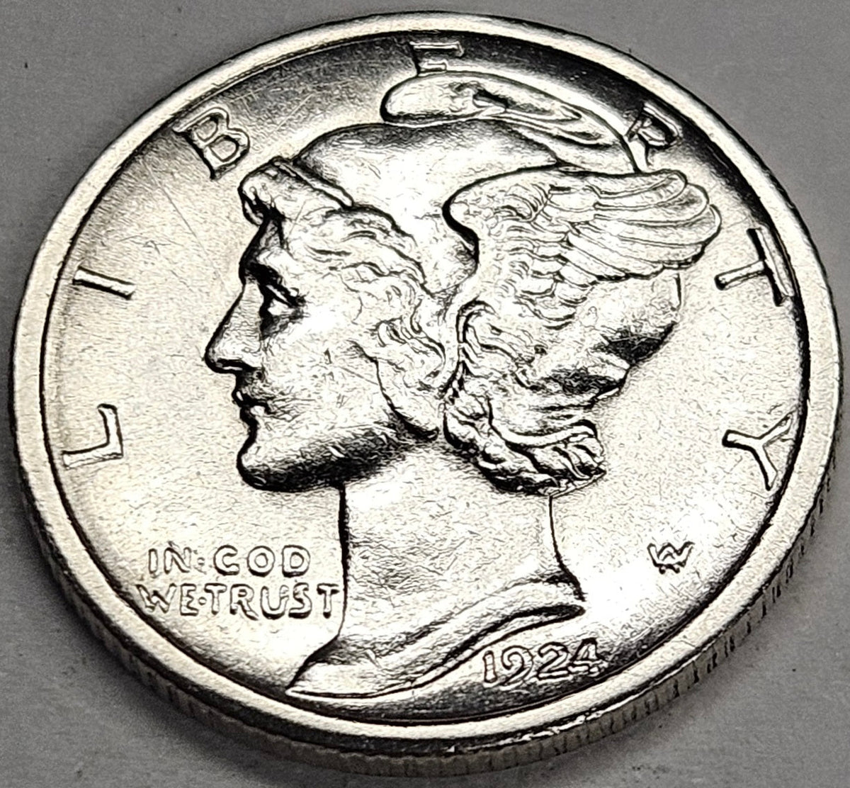1924-S Mercury Dime . . . . Select Brilliant Uncirculated