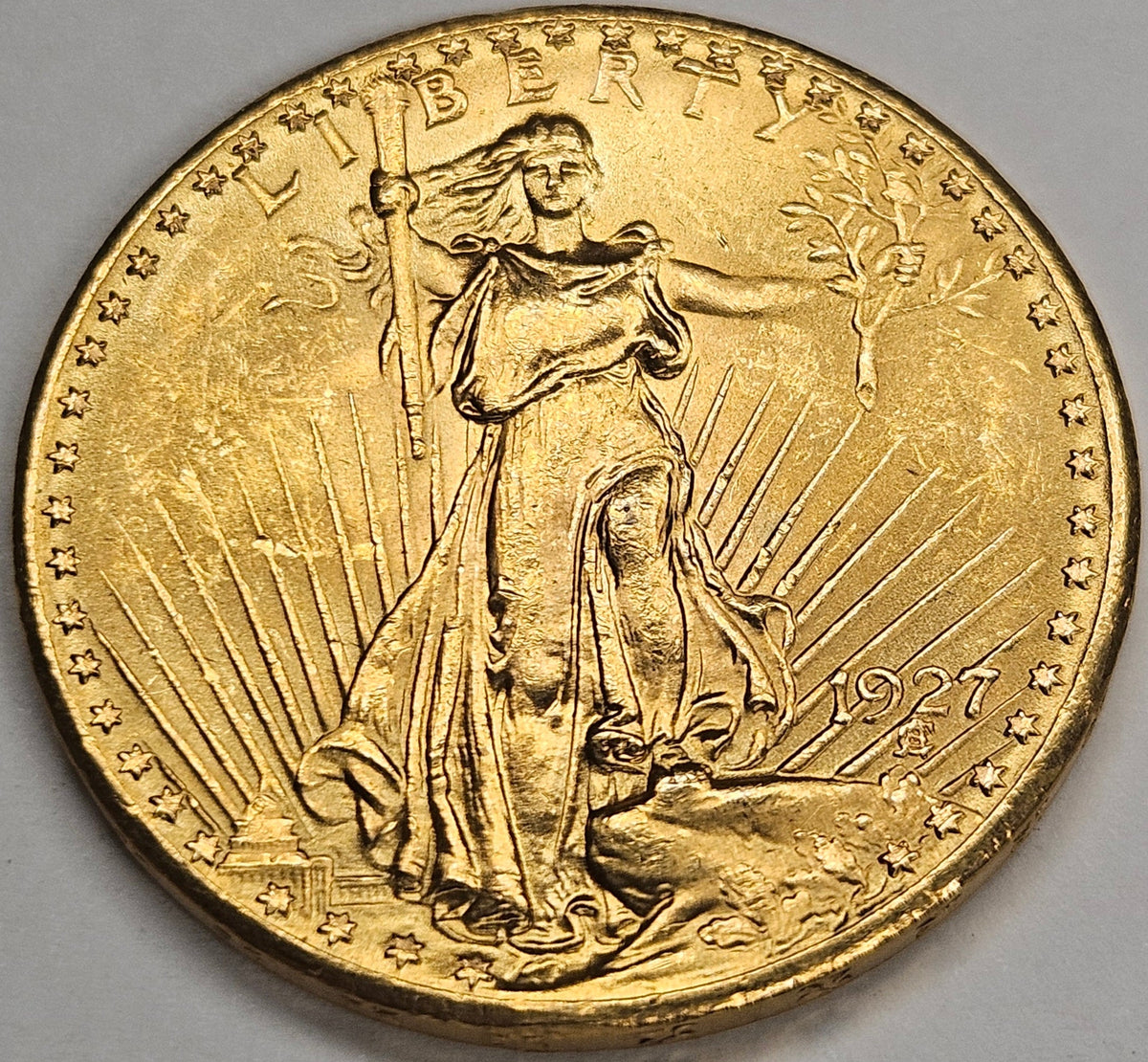 1927 $20.00 St. Gaudens Gold . . . . Gem Brilliant Uncirculated