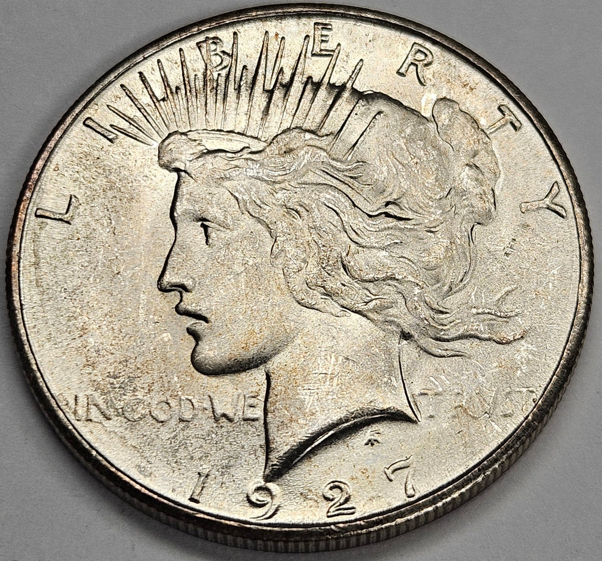 1927-S Peace Dollar . . . . Choice Brilliant Uncirculated
