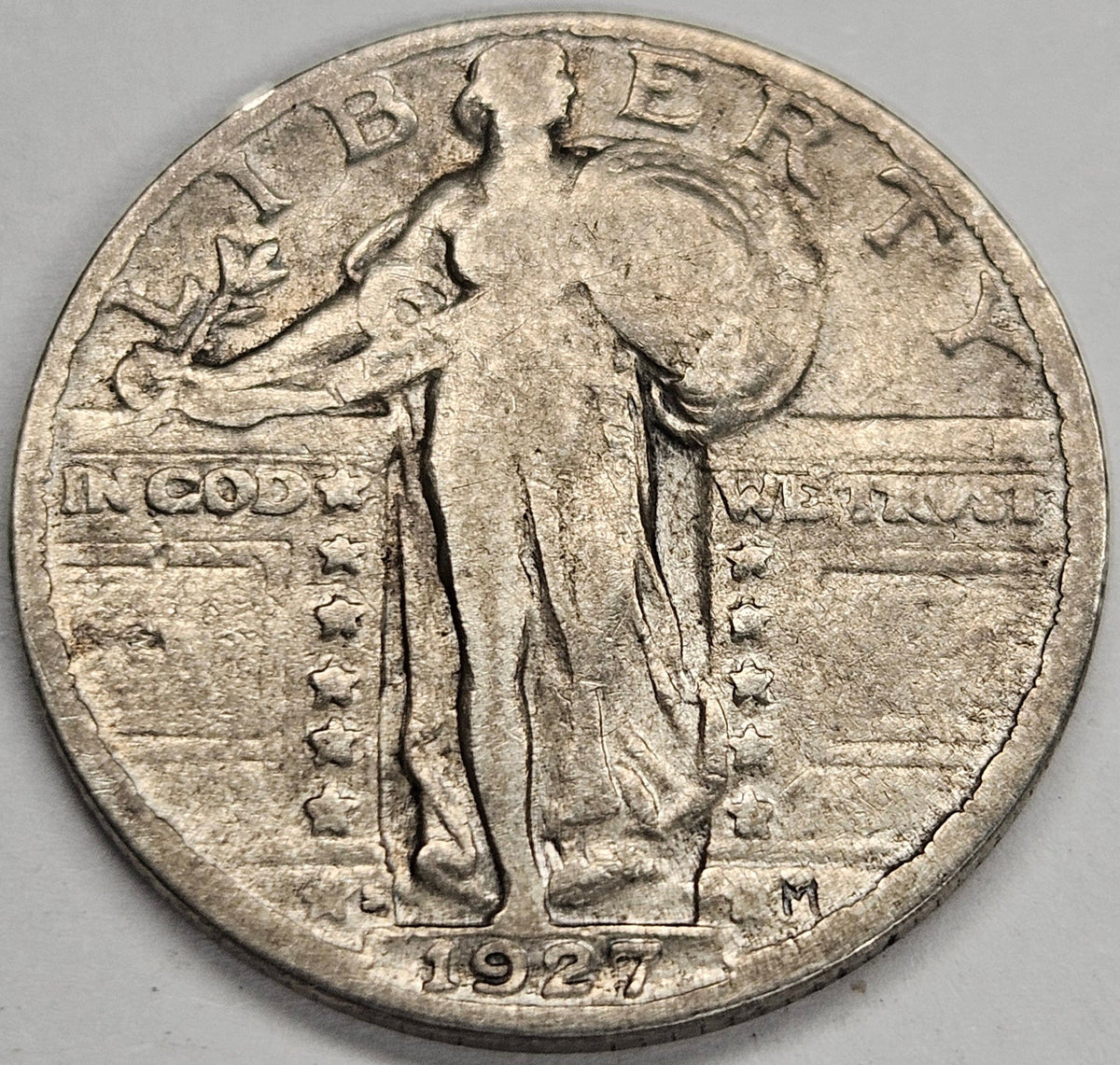 1927-S Standing liberty Quarter . . . . Very Fine