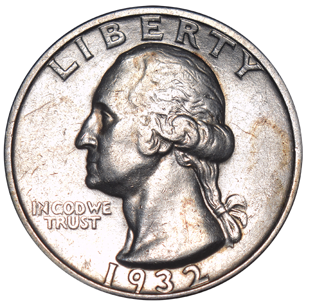 1932-S Washington Quarter . . . . Choice About Uncirculated