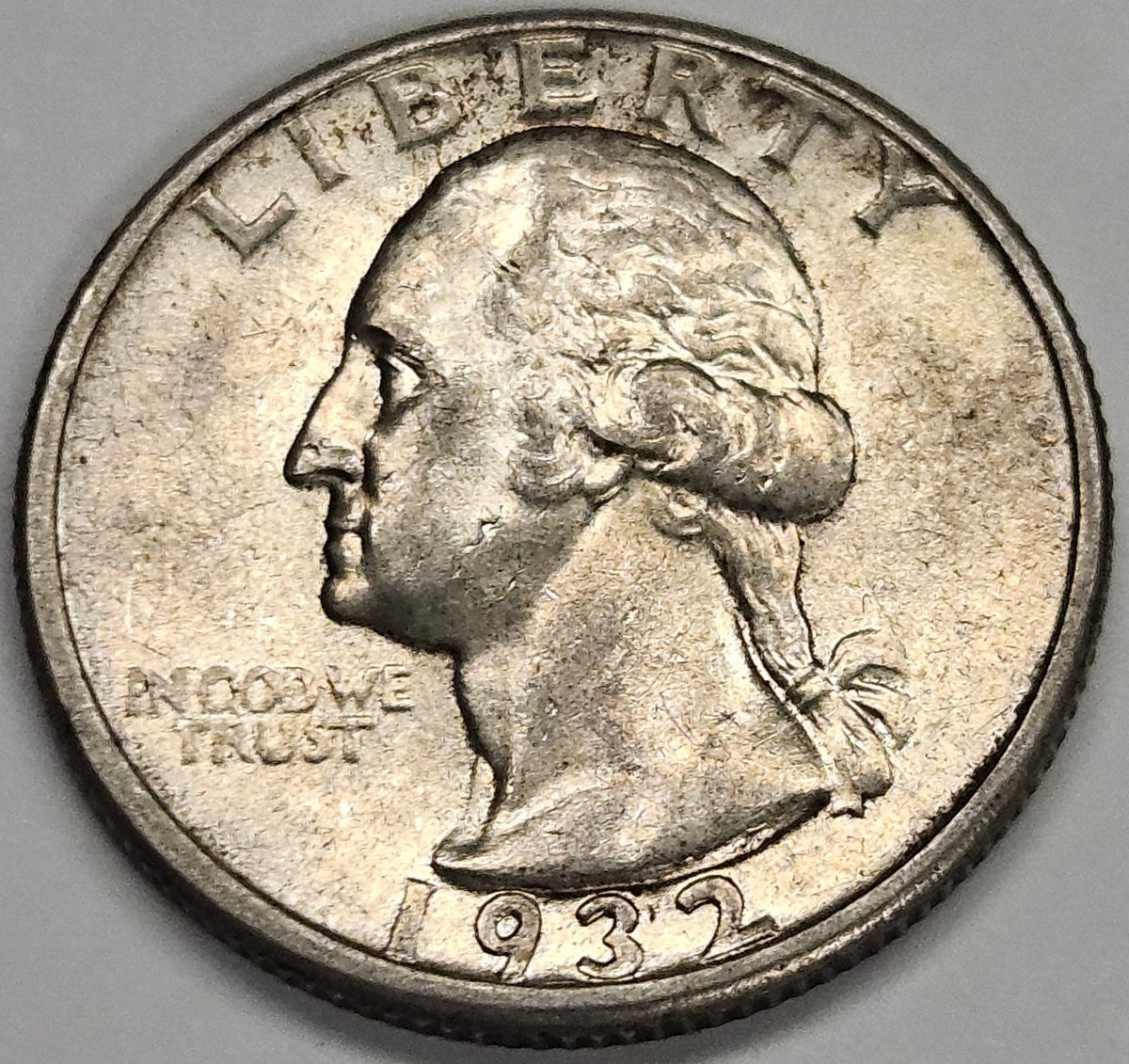 1932-D Washington Quarter . . . . Choice About Uncirculated