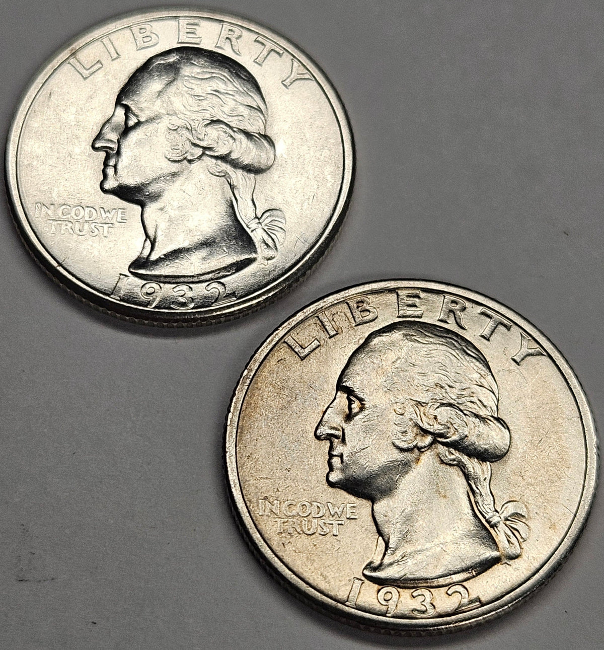1932-D and 1932-S Washington Quarters . . . . Select Brilliant Uncirculated
