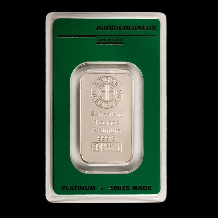 1 oz Argor-Heraeus Platinum Bar (.9995)