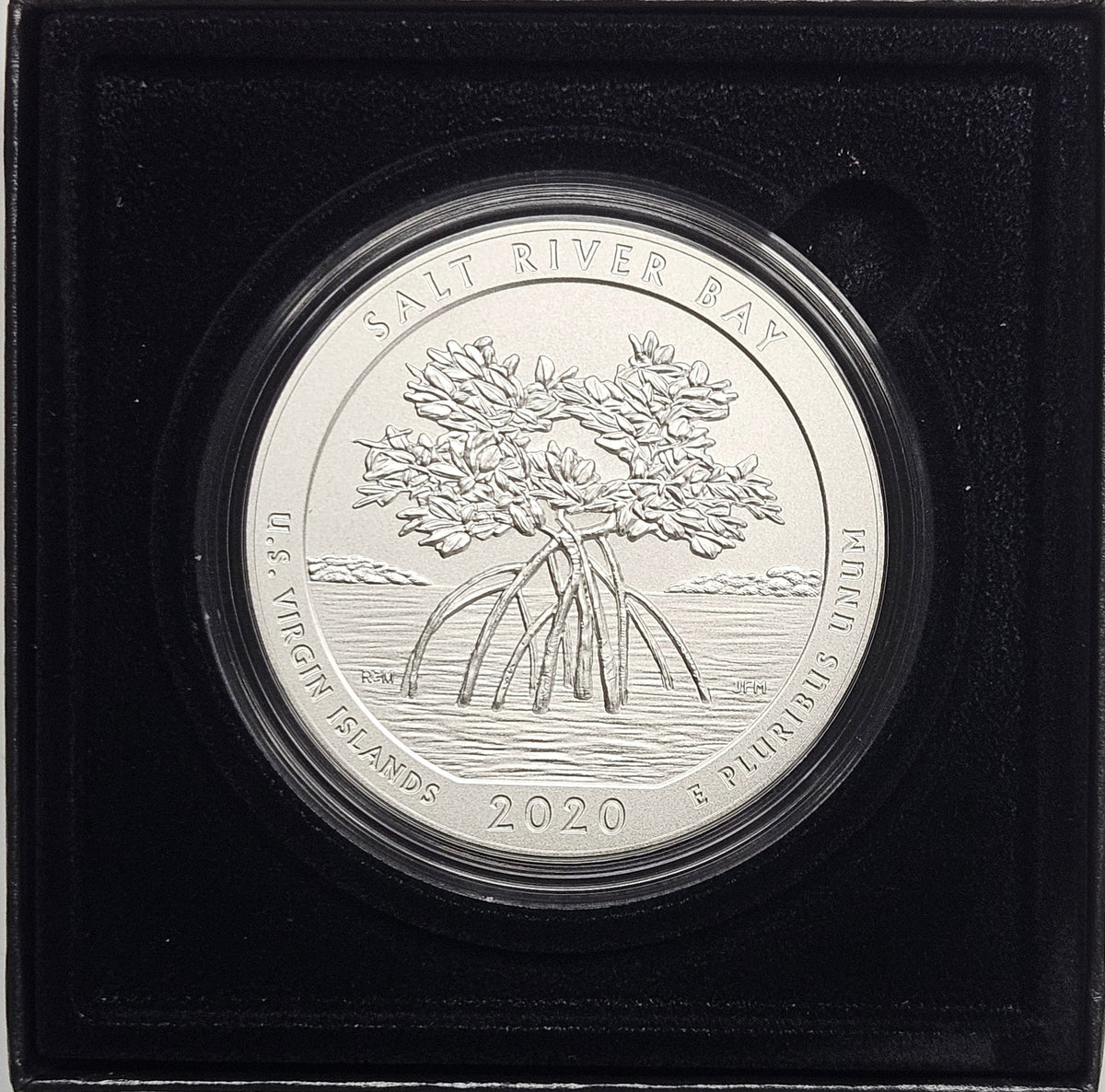 2020 Salt River Bay National Historical Park, VI Silver 5 oz Collector Edition Coin . . . . in Original U.S. Mint Box with COA