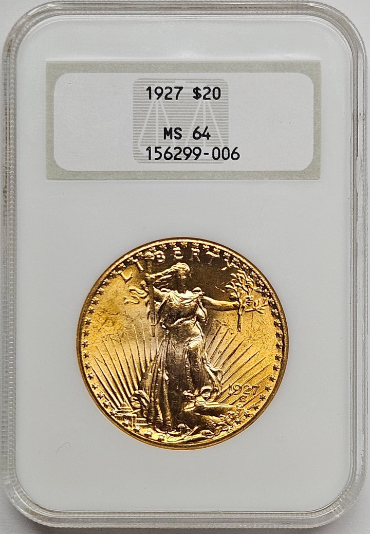 1927 $20.00 Liberty Gold . . . . NGC MS-64