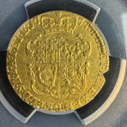 1777 Great Britain Gold Guinea, George III - American Revolution Era - PCGS XF Detail 🇬🇧