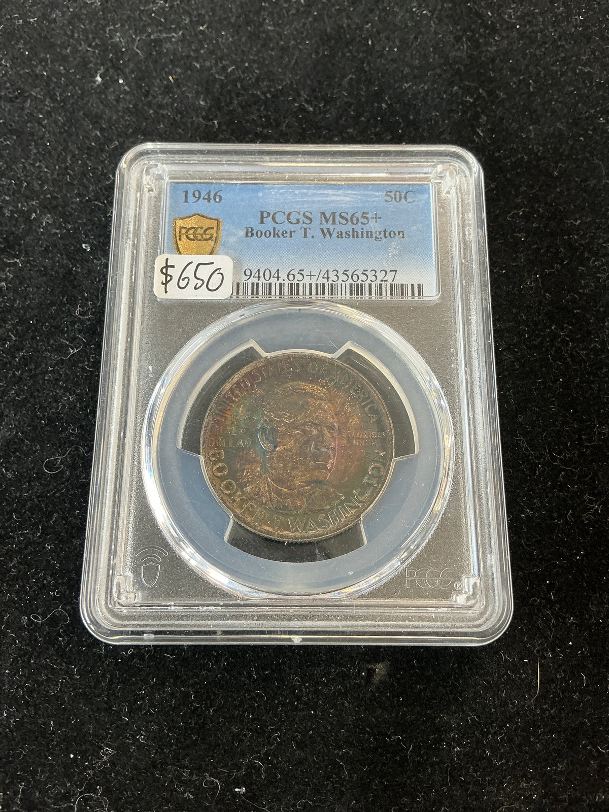 1946 Booker T. Washington PCGS MS65+ **MONSTER TONER
