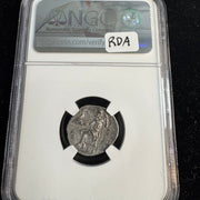 Alexander the Great Macedon AR Drachm, Heracles / Zeus, NGC Choice AU