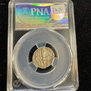 Hadrian (117-138 AD) Roman Empire AR Denarius, Rv: Pax, RIC-225, PNA Choice VF