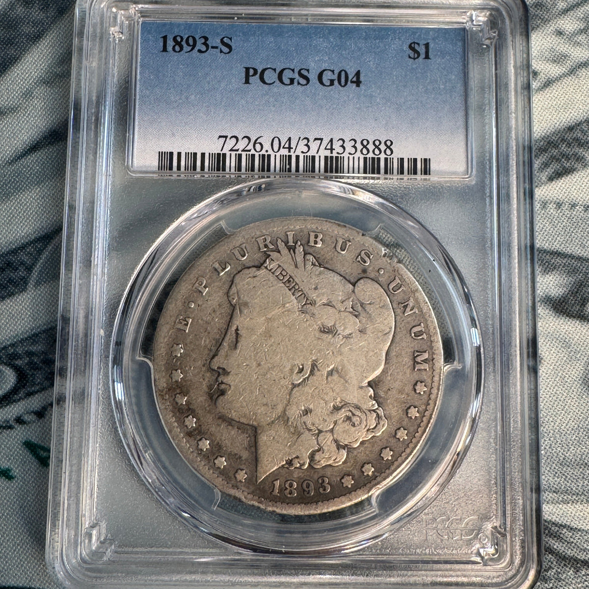 1893-S Morgan Silver Dollar, PCGS G-4