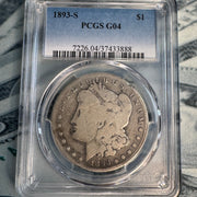 1893-S Morgan Silver Dollar, PCGS G-4