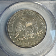 1860 Seated Liberty Half Dollar 50c Proof, PCGS PR-63 Cameo