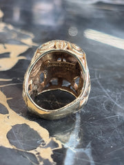 Men’s Day of the Dead Skull Ring Size 7 22.1g 10kt Gold STAMPED