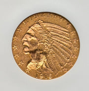 1915 $5 Gold Indian Half Eagle NGC MS62