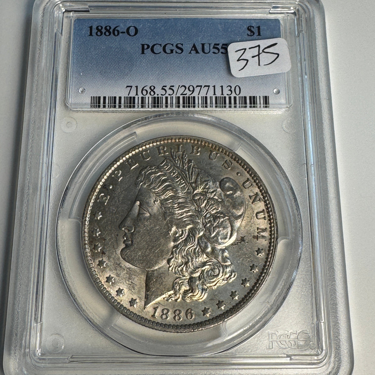 1886-O Morgan Silver Dollar, PCGS AU-55