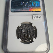 Parthian Empire, Gotarzes II (44-51 AD) Billon Tetradrachm, Yr 360 (AD 48/9), NGC Ch VF