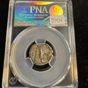 Hadrian (117-138 AD) Roman Empire AR Denarius, Rv: Prudicitia, RIC-846, PNA Choice XF