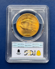 1908 $20 Saint Gaudens Double Eagle PCGS  Shield MS64+ Motto