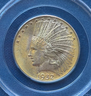 1932 Gold $10 Indian Eagle PCGS MS64