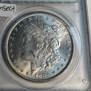 Trio of Consecutive Serial# PCGS Rattler Morgans: 1879-S MS62, 1880-S MS63, 1881 MS62