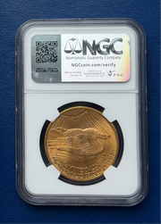 1922 $20 Saint Gaudens Gold Double Eagle NGC MS 64