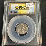 Geta (209-211 AD) Roman Empire AR Denarius, Rx: Provedentia, RIC-51, PNC AU