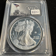 2020-W V-75 Privy Proof Silver Eagle, 1st Day of Issue, PCGS PR-70 DCAM