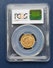 1874 $3 Princess Gold PCGS MS61