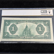 1923 Canada $1 One Dollar P#33i, McCavour/Saunders, PCGS Choice VF 35 PPQ