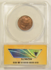 1864 Bronze Indian Cent . . . . ANACS MS-64 RB
