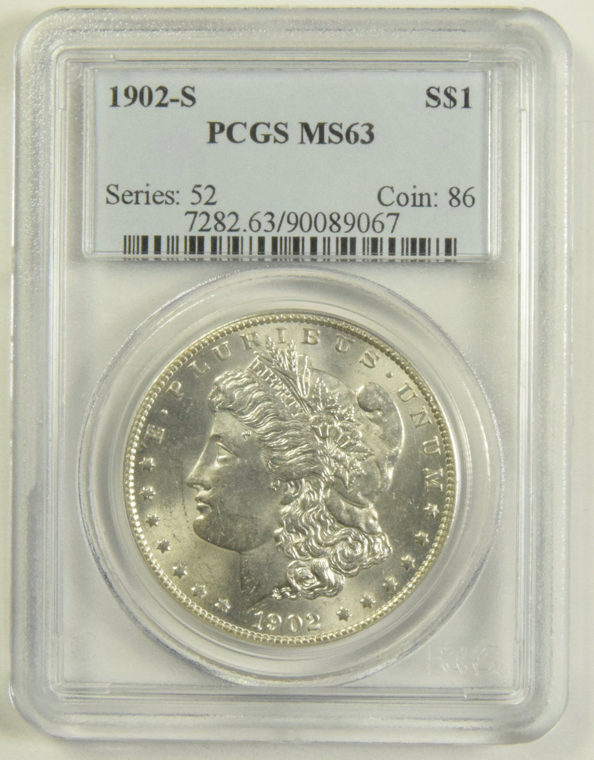 1902-S Morgan Dollar . . . . PCGS MS-63