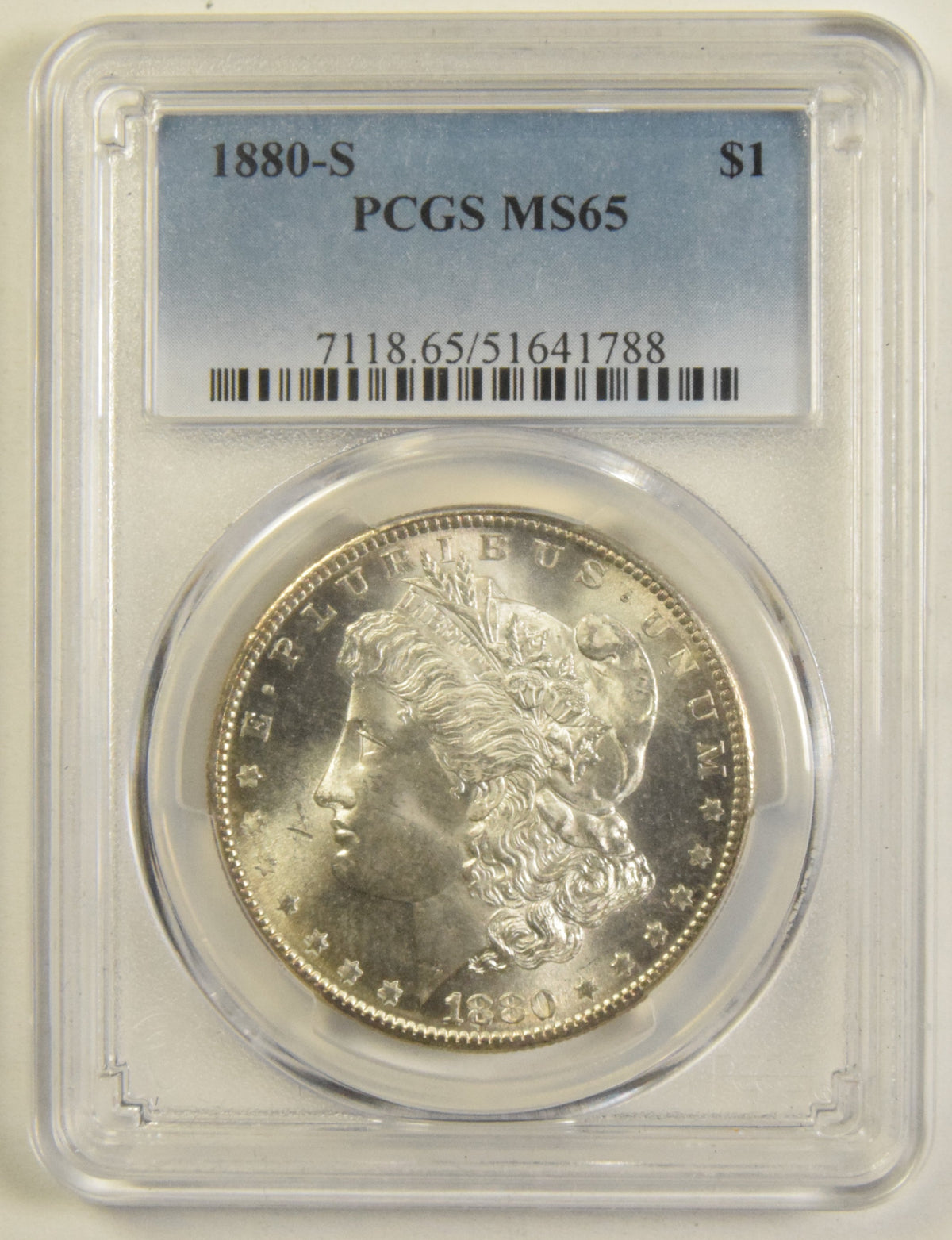 1880-S Morgan Dollar . . . . PCGS MS-65