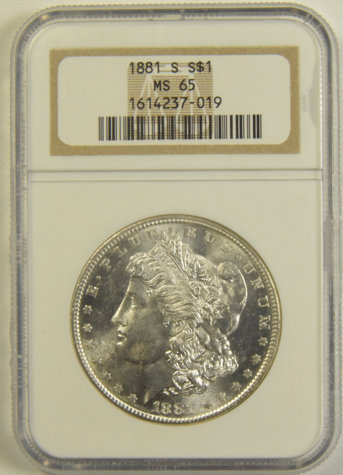 1881-S Morgan Dollar . . . . NGC MS-65