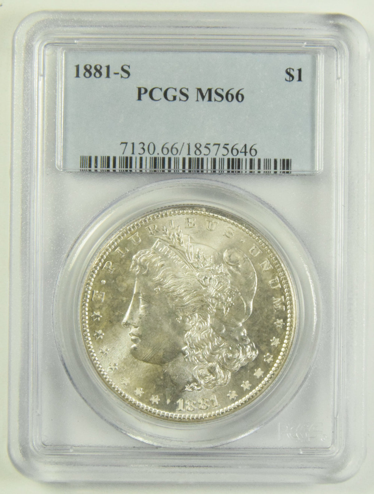 1881-S Morgan Dollar . . . . PCGS MS-66