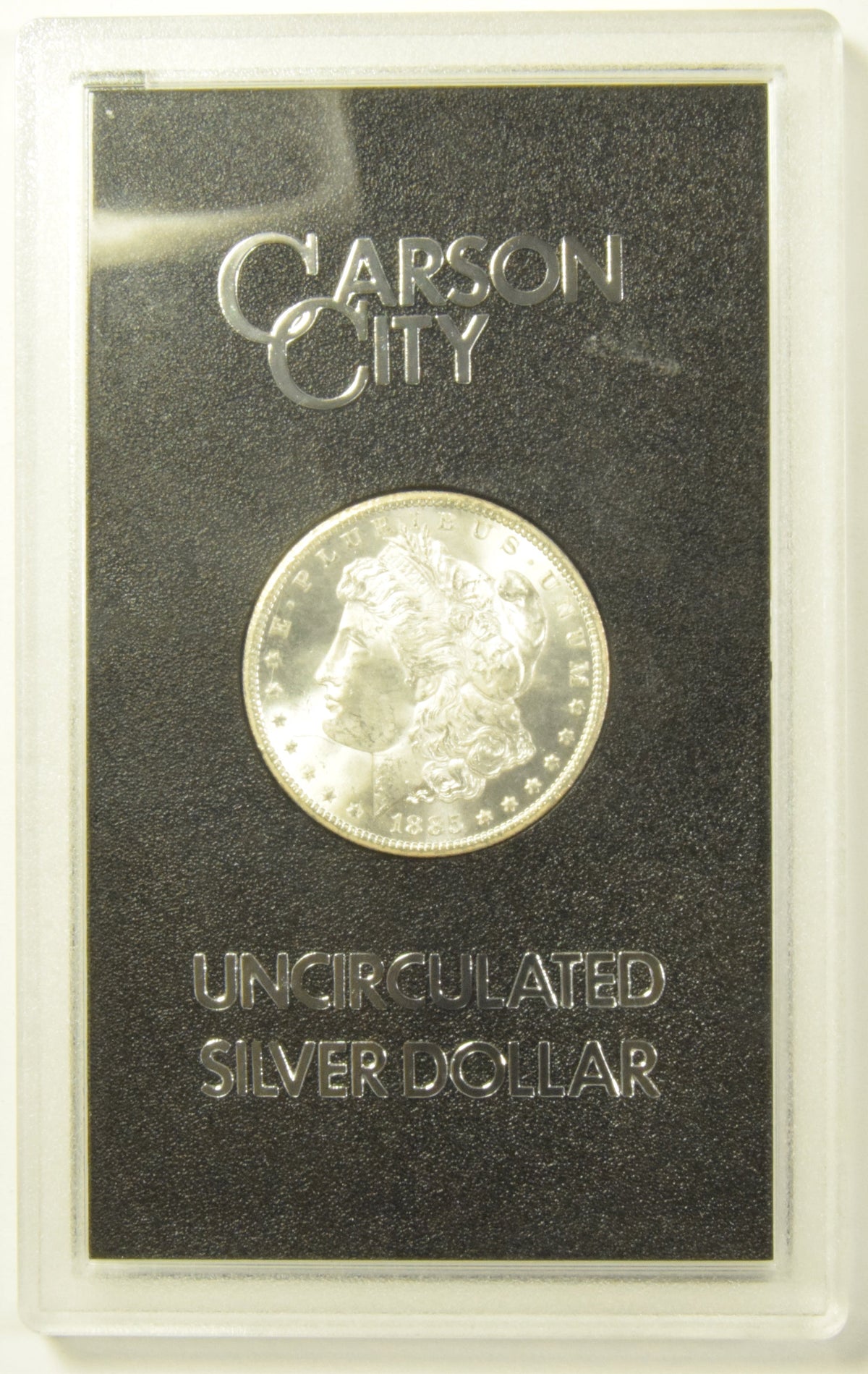1885-CC Morgan Dollar . . . . GSA Case Choice BU