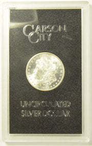 1885-CC Morgan Dollar . . . . GSA Case Choice BU