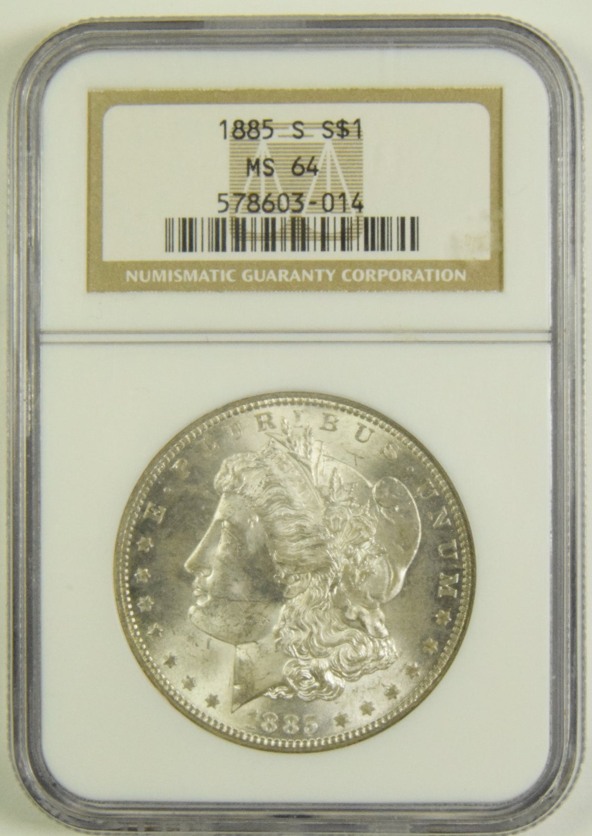 1885-S Morgan Dollar . . . . NGC MS-64