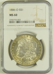 1886-O Morgan Dollar . . . . NGC MS-60